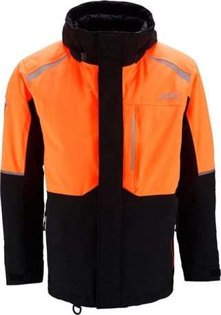 LYNX STAMINA eristetty takki musta / oranssi miesten